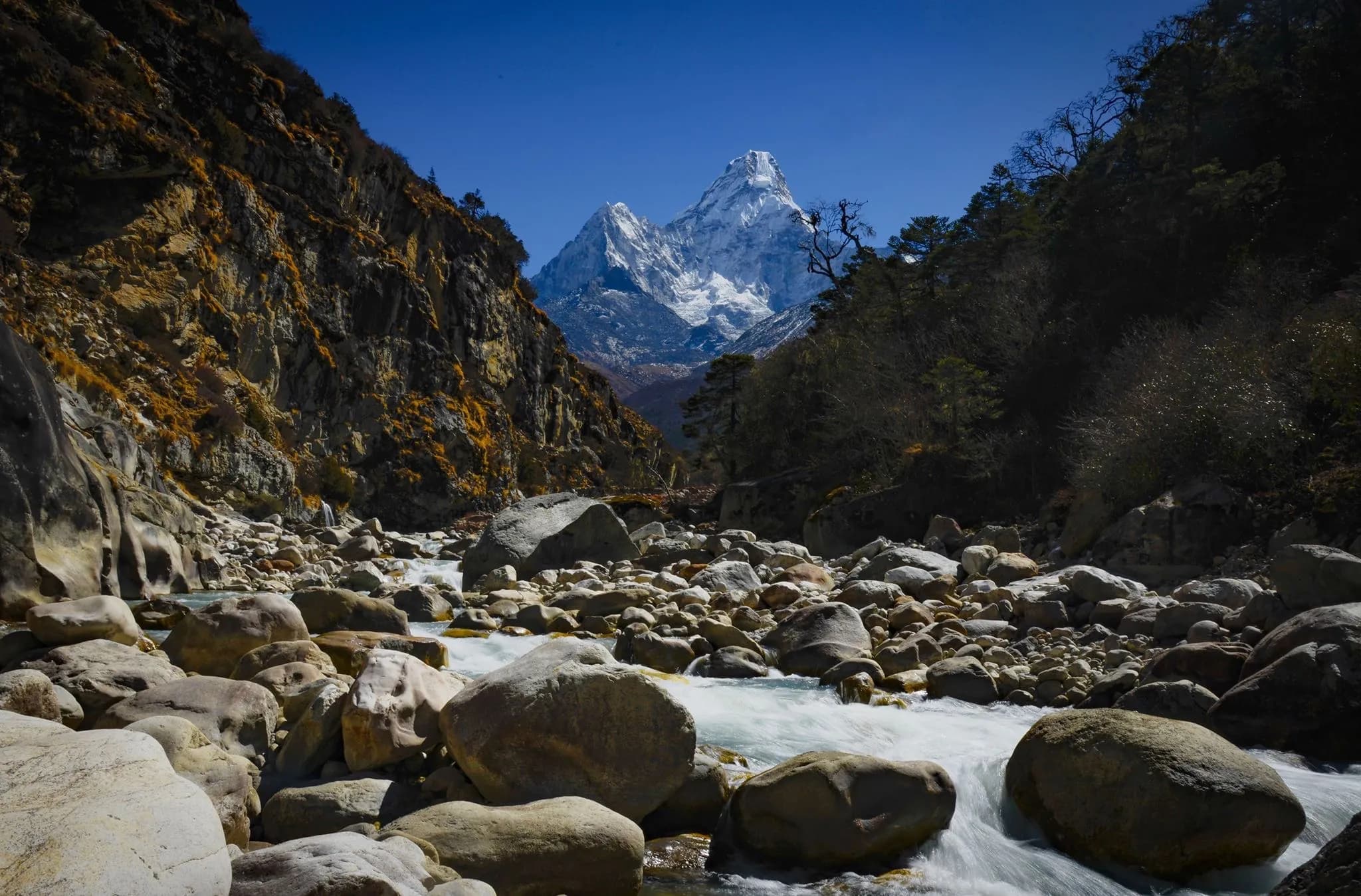 Everest base camp landscape